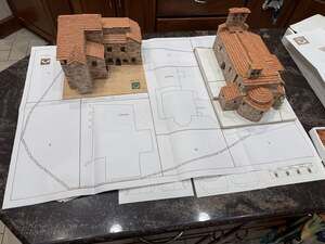 Domus Kits Conjunto Romanico De Egara 1:80 Scale Model Kit Ref. 40080